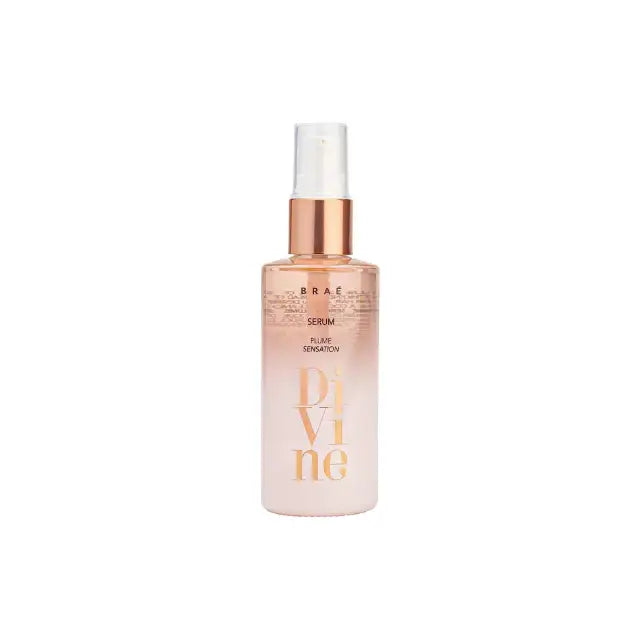 Braé Divine Serum Plume Sensation 60ml - Ultra-light hair oil for intense hydration, frizz reduction, and split end repair – Buy now at MKPBR.COM – Worldwide Shipping