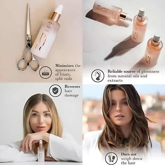 Braé Divine Serum Plume Sensation 60ml - Provides essential thermal protection and leaves hair soft and free – Buy now at MKPBR.COM – Worldwide Shipping