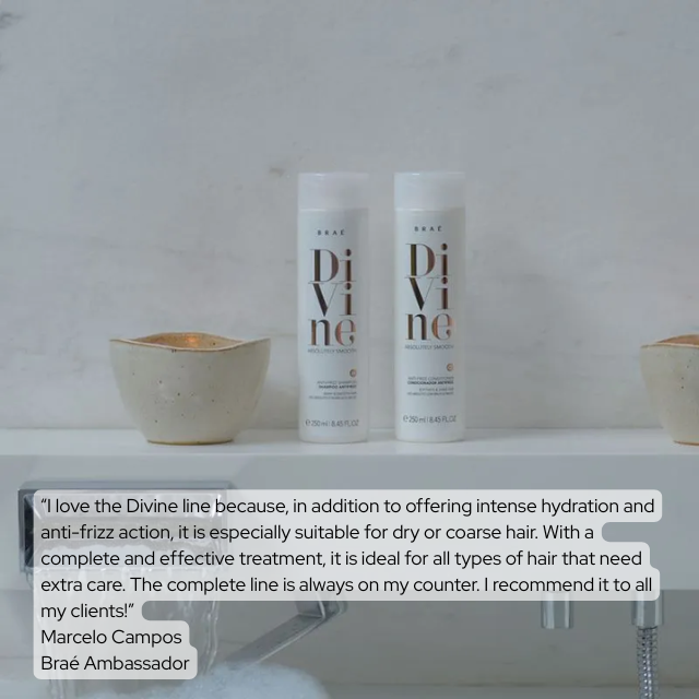 BRAÉ Divine Shampoo + Conditioner Kit – Anti-Frizz Hydration, Humidity Defense & Silky Softness – 2 × 8.45 fl oz (250 mL) premium Brazilian haircare – Buy now at MKPBR.COM – Worldwide Shipping

