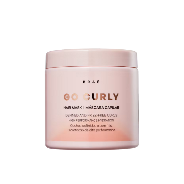 BRAÉ Go Curly Cachos Hair Treatment Mask – Deep Hydration & Frizz Control – 16.9 fl oz (500 mL) hero image – Buy now at MKPBR.COM – Worldwide Shipping