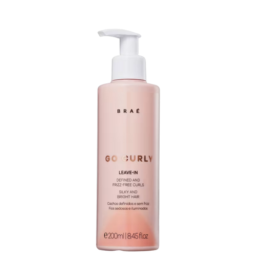 Braé Go Curly Cachos Leave-In 200ml (6.76 fl oz) curl activator for wavy and curly hair with hydration, definition, and anti-frizz – Buy now at MKPBR.COM – Worldwide Shipping