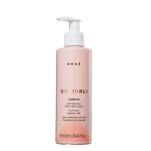 Braé Go Curly Cachos Leave-In 200ml (6.76 fl oz) curl activator for wavy and curly hair with hydration, definition, and anti-frizz – Buy now at MKPBR.COM – Worldwide Shipping