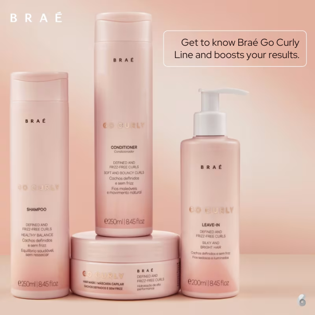 Braé Go Curly Cachos for wavy and curly hair with hydration, definition, and anti-frizz – Buy now at MKPBR.COM – Worldwide Shipping