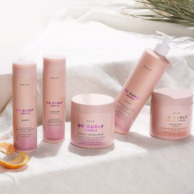 BRAÉ Go Curly Crespos for Coily & Kinky Hair – Gentle Cleanse, Detangling & Long-Lasting Definition – Brazilian texture care – Buy now at MKPBR.COM – Worldwide Shipping