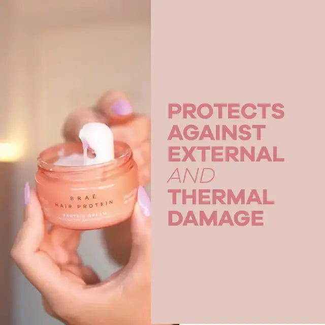 BRAÉ Hair Protein Leave-In (80g) - Offers excellent thermal protection and repairs split ends for healthier hair – Buy now at MKPBR.COM – Worldwide Shipping