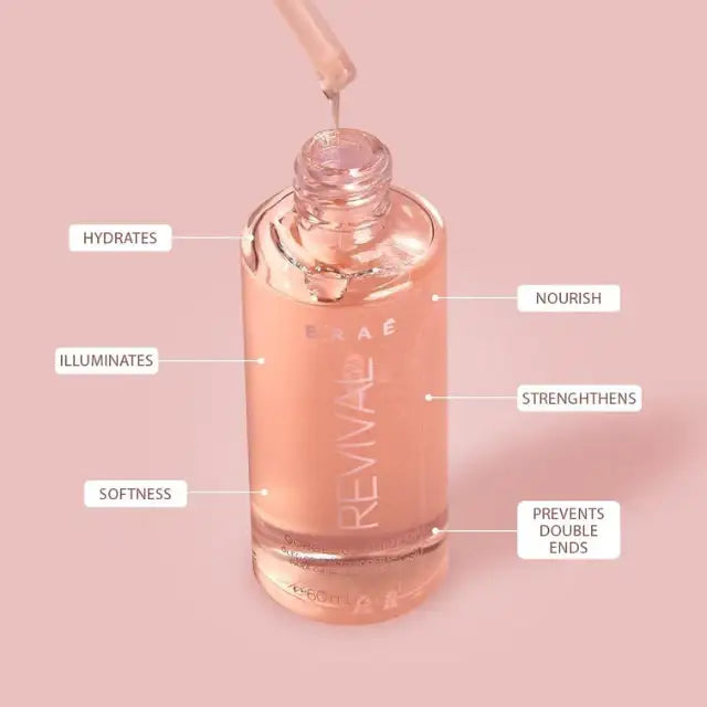 Braé Revival Gorgeous Shine Oil - Deep Reconstruction Hair Oil - 2.03 fl oz (60ml) – Transform your hair with deep repair for lasting health and shine – Buy now at MKPBR.COM – Worldwide Shipping