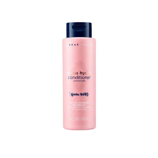 BRAÉ Stages by Bruna Tavares Gloss Hydra Conditioner – Mirror Shine, Intense Hydration & Cuticle Sealing – 8.45 fl oz (250 mL) hero image – Buy now at MKPBR.COM – Worldwide Shipping