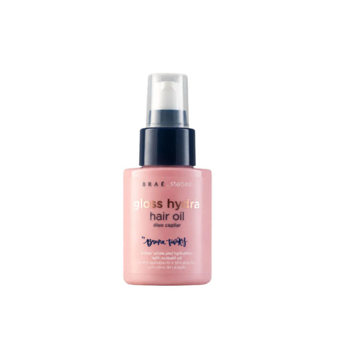 BRAÉ Stages by Bruna Tavares Gloss Hydra Hair Oil – Instant Mirror Shine, Heat Protection & Weightless Hydration – 2.02 fl oz (60 mL) hero image – Buy now at MKPBR.COM – Worldwide Shipping