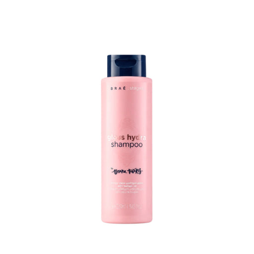 BRAÉ Stages by Bruna Tavares Gloss Hydra Shampoo – Gentle Cleansing, Mirror Shine & Daily Hydration – 8.45 fl oz (250 mL) hero image – Buy now at MKPBR.COM – Worldwide Shipping