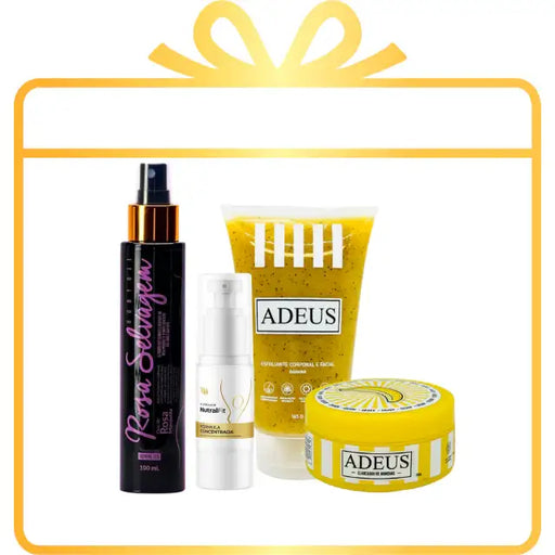 Brazilian Anti-Aging & Dark Spot Kit with Adeus Duo, NutralFit Serum, Rosa Selvagem Oil – Buy now at MKPBR.COM – Worldwide Shipping