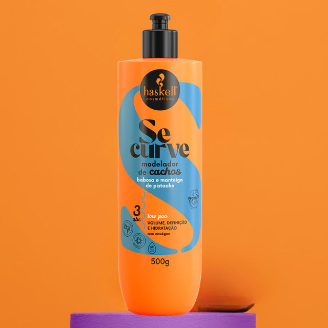 Haskell Se Curve 3ABC Curl Definer & Volumizing Styling Cream 17.63 oz - Long-Lasting Frizz Control - Buy now at MKPBR.COM – Worldwide Shipping