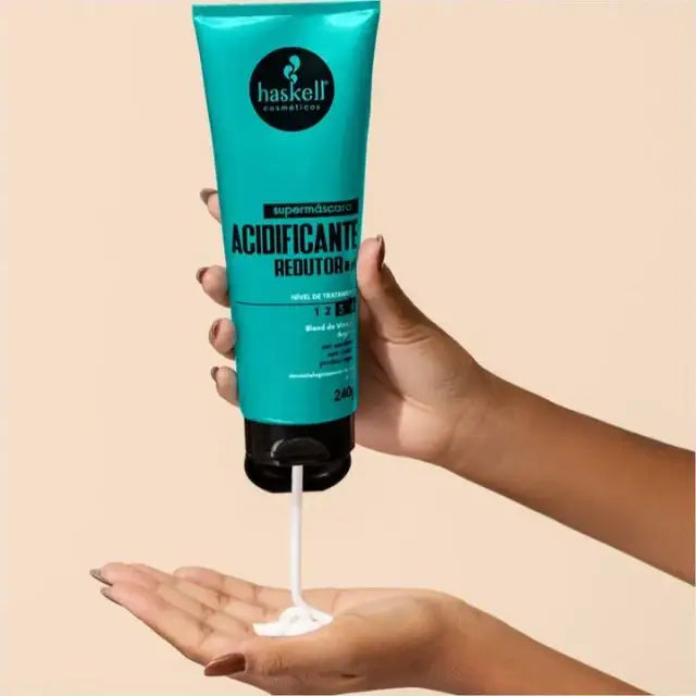 Haskell Acidifying Supermask pH Reducer 8.46 oz - For All Hair Types - Buy now at MKPBR.COM – Worldwide Shipping
