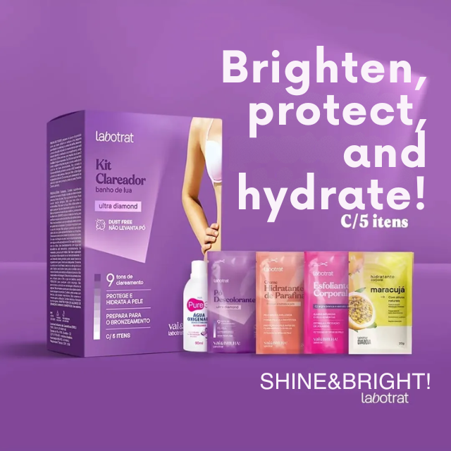 Brazilian Labotrat Complete Hair Lightening System with Dust-Free Formula – Buy now at MKPBR.COM – Worldwide Shipping
