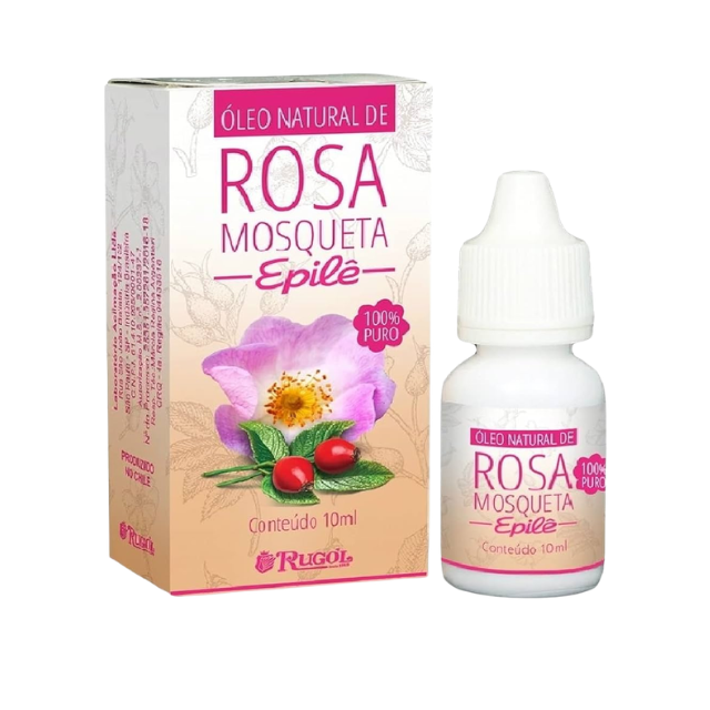 Rosa Mosqueta Brazilian Epilê Rosehip Oil 10 ml – Daily Glow & Moisture Essential – Buy now at MKPBR.COM – Worldwide Shipping
