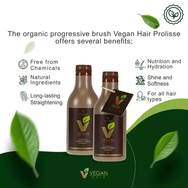 Authentic Brazilian vegan hair care kit by Prolisse for healthy, shiny, and aligned hair. Shop now at MKPBR.COM with worldwide shipping.
