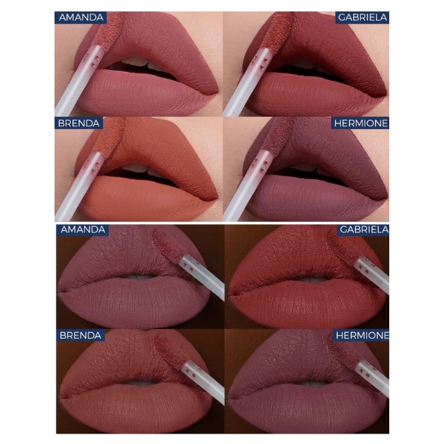 Bruna Tavares BT Lips Matte Liquid Lipstick Brazilian Beauty BTLAB Innovation – Buy now at MKPBR.COM – Worldwide Shipping