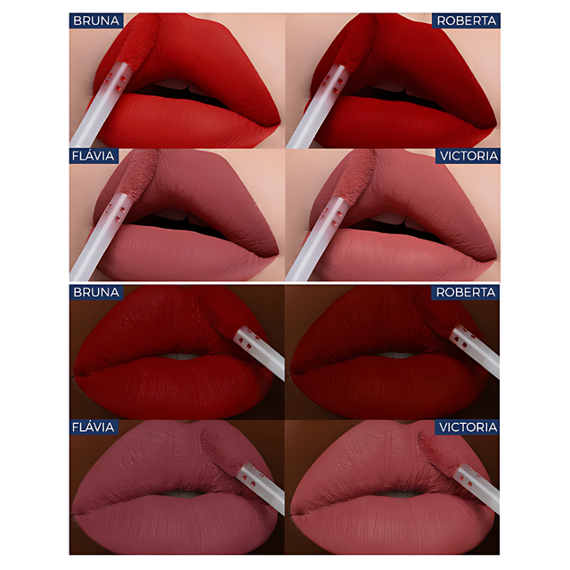 Bruna Tavares BT Lips Matte Liquid Lipstick Official International – Buy now at MKPBR.COM – Worldwide Shipping