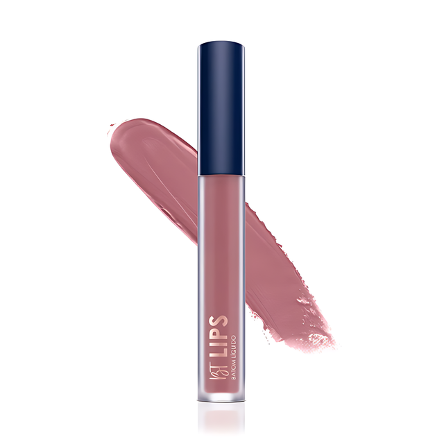 Bruna Tavares BT Lips Matte Liquid Lipstick Shade Amanda Light Brown Burnt Lavender Undertone – Buy now at MKPBR.COM – Worldwide Shipping