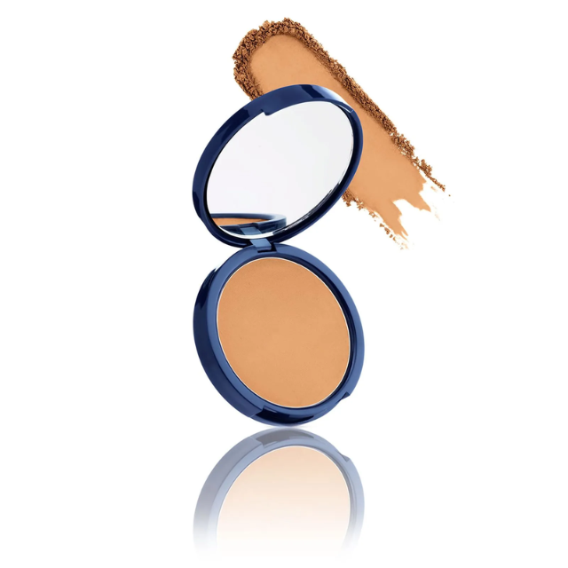 Bruna Tavares BT Powder Pressed Face Powder Shade 50 for Tan Skin – Buy now at MKPBR.COM – Worldwide Shipping