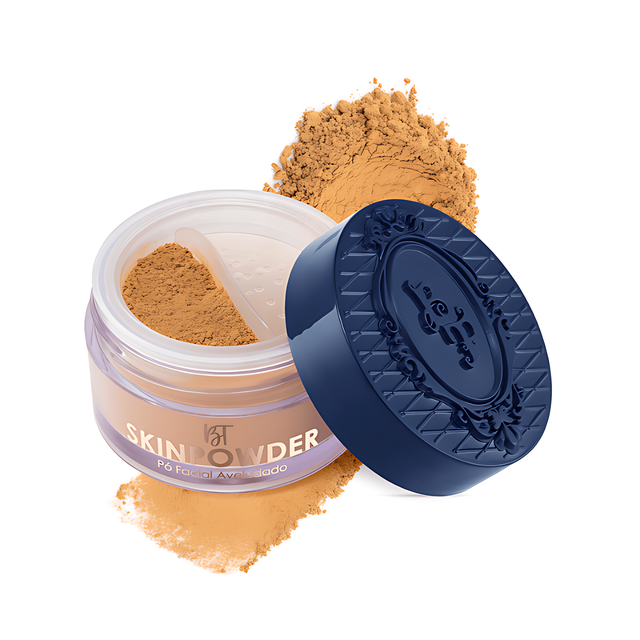 Bruna Tavares BT Skinpowder Loose Setting Powder Shade Amber Caramel Brown – Buy now at MKPBR.COM – Worldwide Shipping