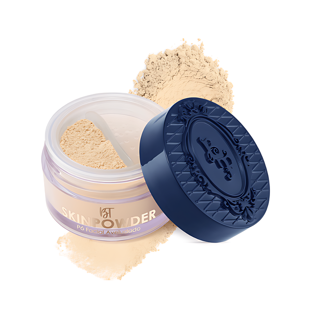 Bruna Tavares BT Skinpowder Loose Setting Powder Shade Light Light-Medium Beige – Buy now at MKPBR.COM – Worldwide Shipping
