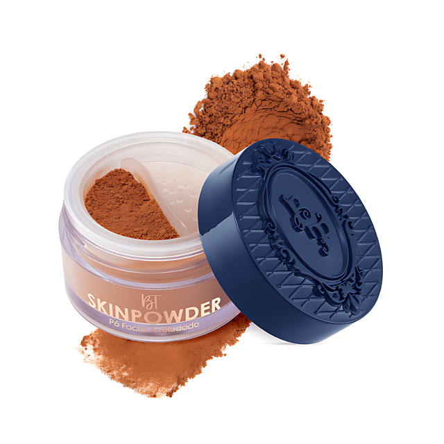 Bruna Tavares BT Skinpowder Loose Setting Powder Shade Tan Warm Brown – Buy now at MKPBR.COM – Worldwide Shipping