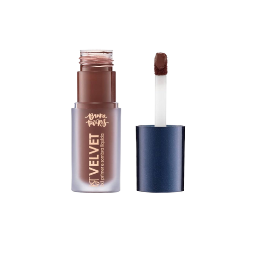 Bruna Tavares BT Velvet 2-in-1 Liquid Eyeshadow Matte Finish 0.20 fl oz – Buy now at MKPBR.COM – Worldwide Shipping