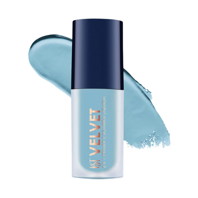 Bruna Tavares BT Velvet Matte Liquid Eyeshadow Mintblue Shade – Buy now at MKPBR.COM – Worldwide Shipping