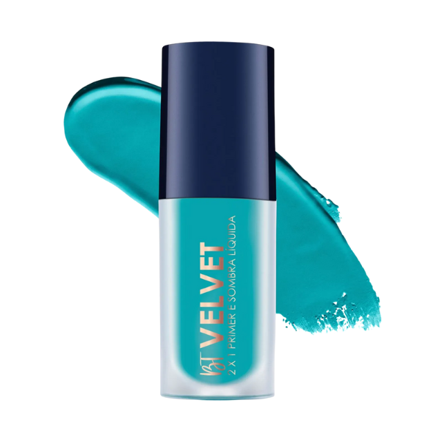 Bruna Tavares BT Velvet Matte Liquid Eyeshadow Teal Shade – Buy now at MKPBR.COM – Worldwide Shipping