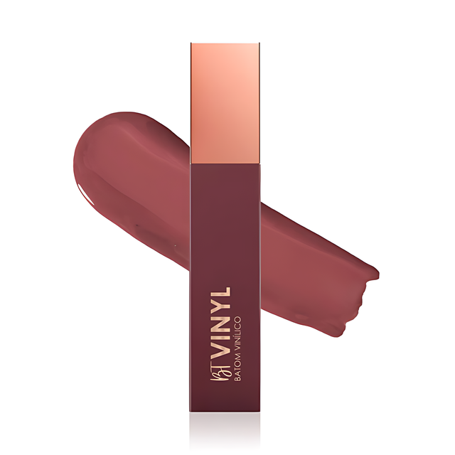 Bruna Tavares BT Vinyl Lipstick Shade Laura Cool Mauve Brown – Buy now at MKPBR.COM – Worldwide Shipping
