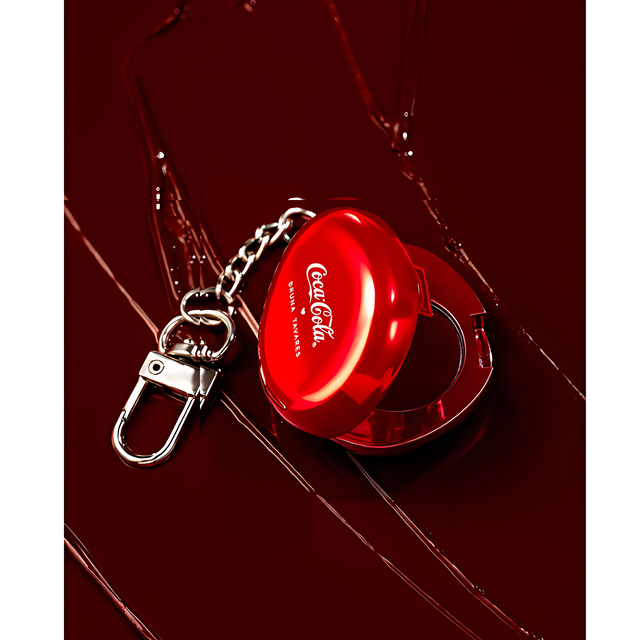 Bruna Tavares x Coca-Cola Lip Balm Pop Charm Keychain with Mirror – Buy now at MKPBR.COM – Worldwide Shipping