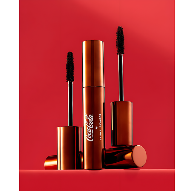 Bruna Tavares x Coca-Cola Mascara Silicone and Fiber Hybrid Brush – Buy now at MKPBR.COM – Worldwide Shipping