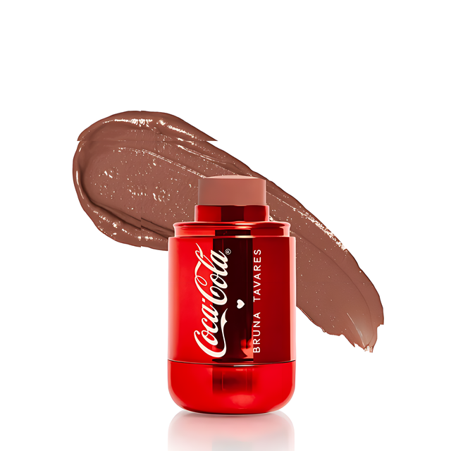 Bruna Tavares x Coca-Cola Stick Blush Classic Brown Rosy Shade