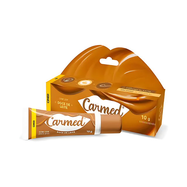 Carmed Sweet Line Lip Balm Kit: Brigadeiro Ana Castela, Leite Condensado, Doce de Leite – 3 x 0.35 oz (10g) – A must-have lip moisturizer kit with a touch of Brazilian charm – Buy now at MKPBR.COM – Worldwide Shipping