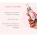 Visual of 3D shine effect with Rose Quartz particles in Cadiveu hair oil – Buy now at MKPBR.COM – Worldwide Shipping