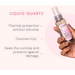 Visual of 3D shine effect with Rose Quartz particles in Cadiveu hair oil – Buy now at MKPBR.COM – Worldwide Shipping