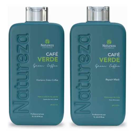 Kit Café Verde Natureza Cosméticos front view – Buy now at MKPBR.COM – Worldwide Shipping
