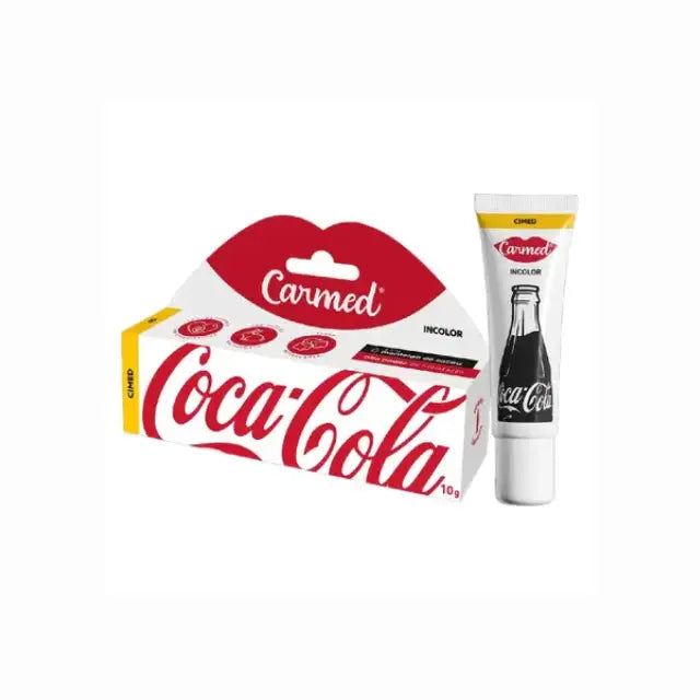 Carmed Coca-Cola Lip Balm Kit: Red, Brown, Clear– 3 x 0.35 oz (10g) – Unique Red, Brown, and Clear balms in a collectible kit – Buy now at MKPBR.COM – Worldwide Shipping
