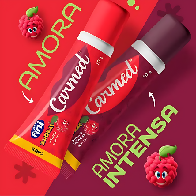 Carmed Fini Lip Balm Kit: Amora, Amora Intensa, Minhocas – 3 x 0.35 oz (10g) – Collectible and high-quality lip balms by Carmed and Fini – Buy now at MKPBR.COM – Worldwide Shipping