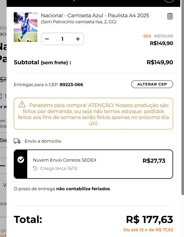 Personal Shopper | Buy from Brazil - Soccer Jerseys  - 4 items - (DDP)