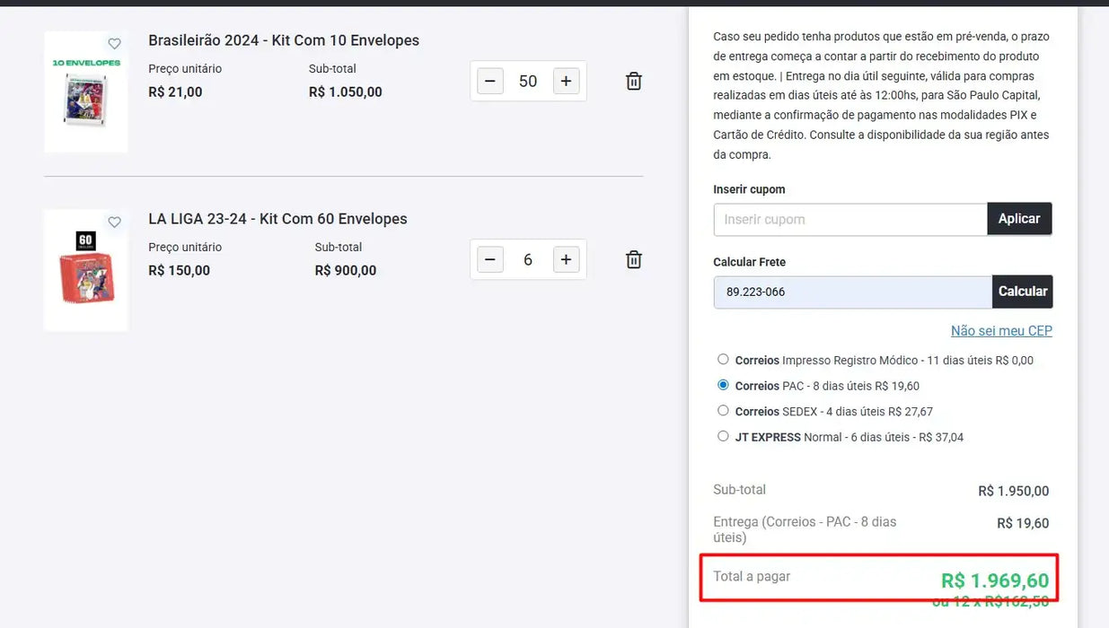 Personal Shopper | Comprar desde Brasil - Pegatinas de fútbol - 3 juegos (DDP)