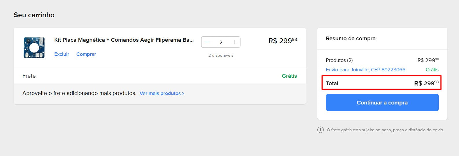 个人客户 | 从巴西购买 -MICRO ÓPTICA NEGATIVA + SENSOR OPTICO FASTON - 180 件 (DDP)