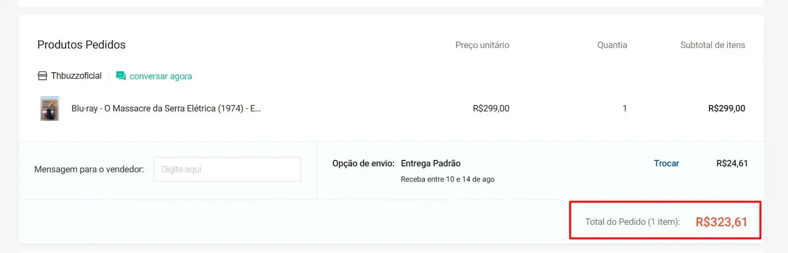 Personal Shopper | Buy from Brazil  - DVD´s Massacre da Serra eletrica 7 units -(DDP)