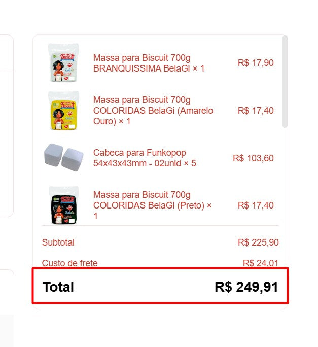 Personal Shopper | Compra desde Brasil -Artículos para galletas -12 unidades (DDP)