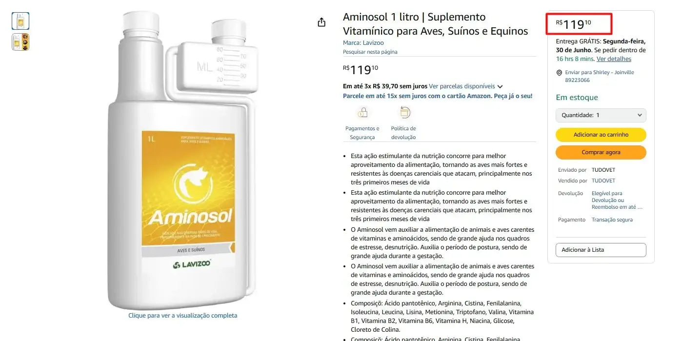 Personal Shopper | Kaufen aus Brasilien - Bird Suppliers (DDP)