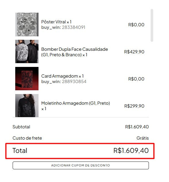 Personal Shopper | Buy from Brazil  - Alternazero Clothes - 6 items (DDP)