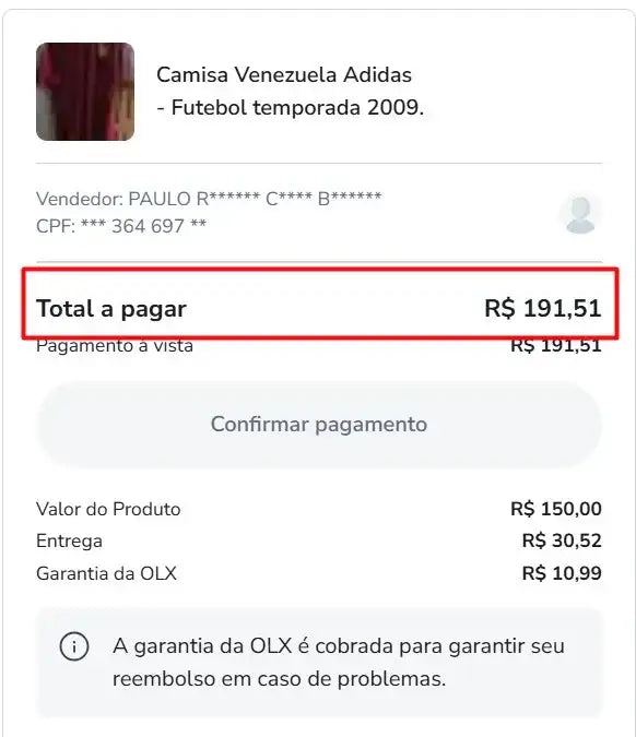 Personal shopper | Buy from Brazil  -Camisa Venezuela Adidas - Futebol temporada 2009 -  1 item (DDP)
