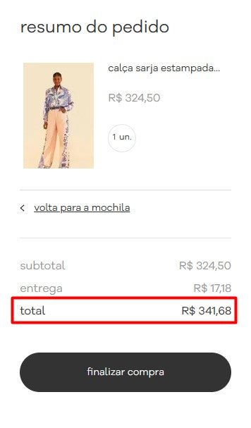 Personal Shopper | Buy from Brazil -calça sarja estampada tucano em flor engenharia - 1 item (DDP)