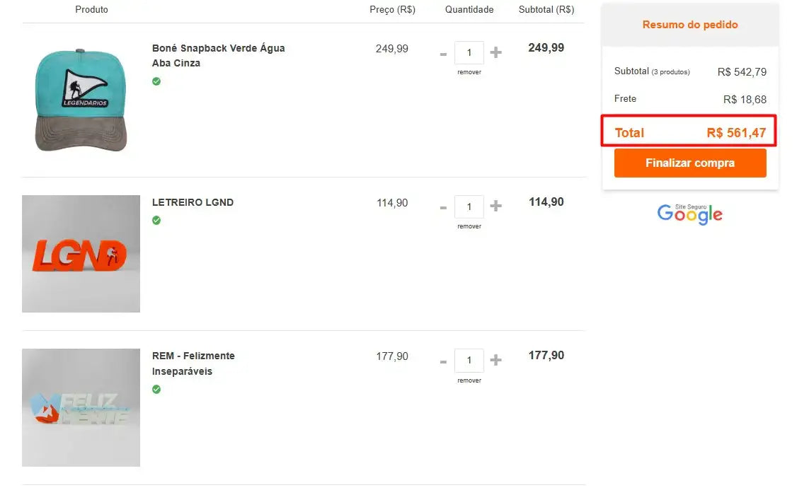 Personal Shopper | Buy from Brazil  - Itens Legendários - 3 units (DDP)