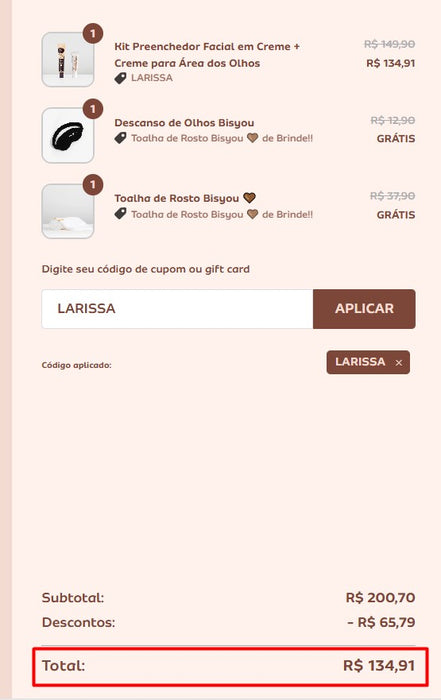 Personal Shopper | Buy from Brazil - 2 Kit Cosmetics -  (DDP)